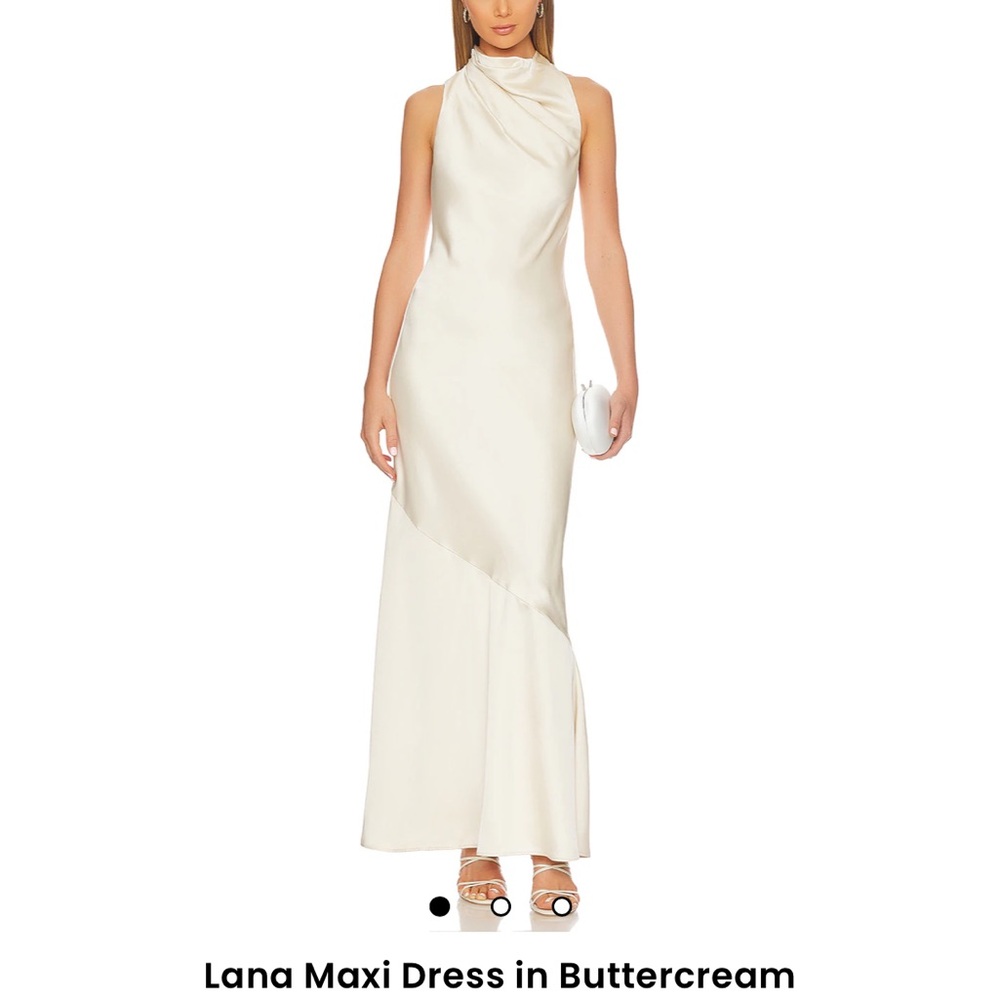 Elegant Buttercream Maxi Dress